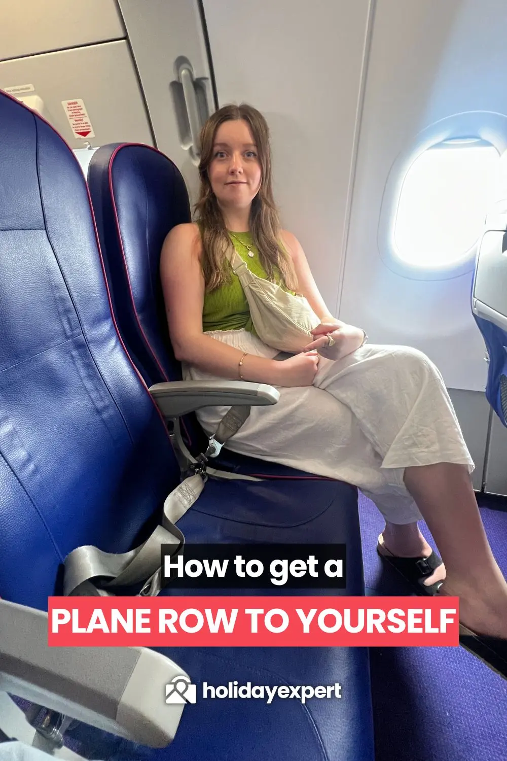 How to get a whole plane row to yourself
