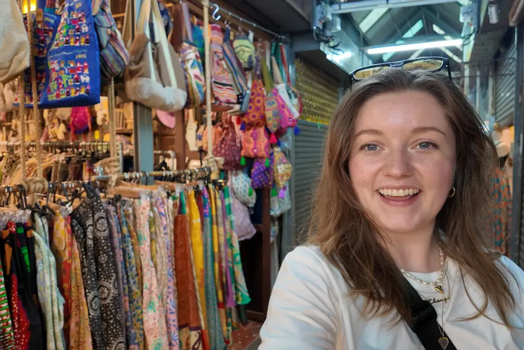 Chelsea at Chatuchak market Bangkok Thailand