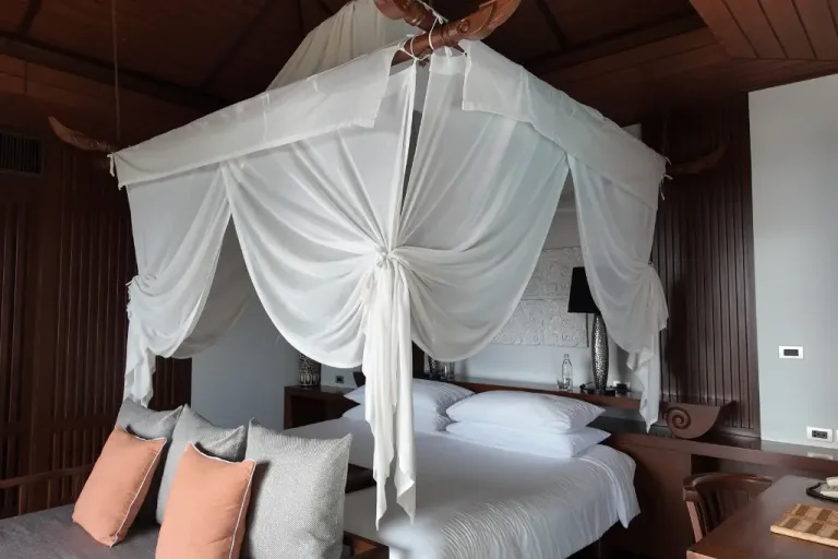 Pimalai resort and spa Koh Lanta Thailand four poster bed villa