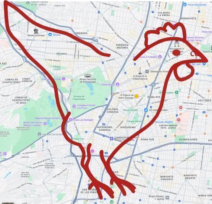 The chicken area to stay in CDMX