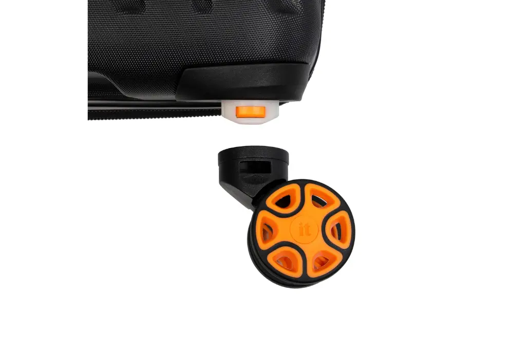 wheel removed from it luggage suitcase