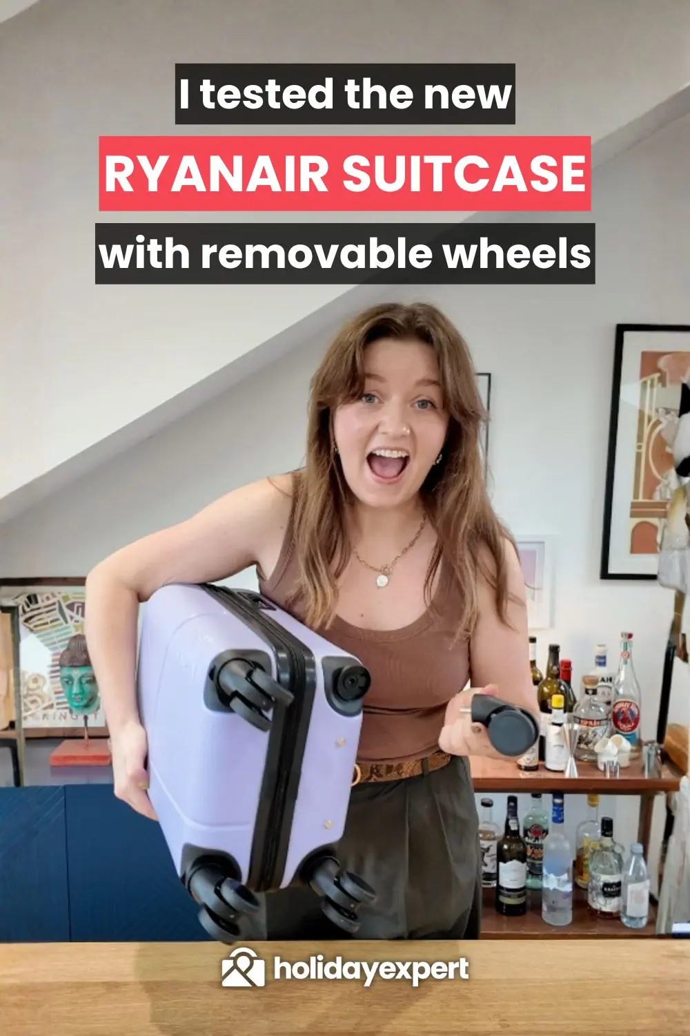 I tested the new WOW TRAVEL Ryanair suitcase with removable wheels