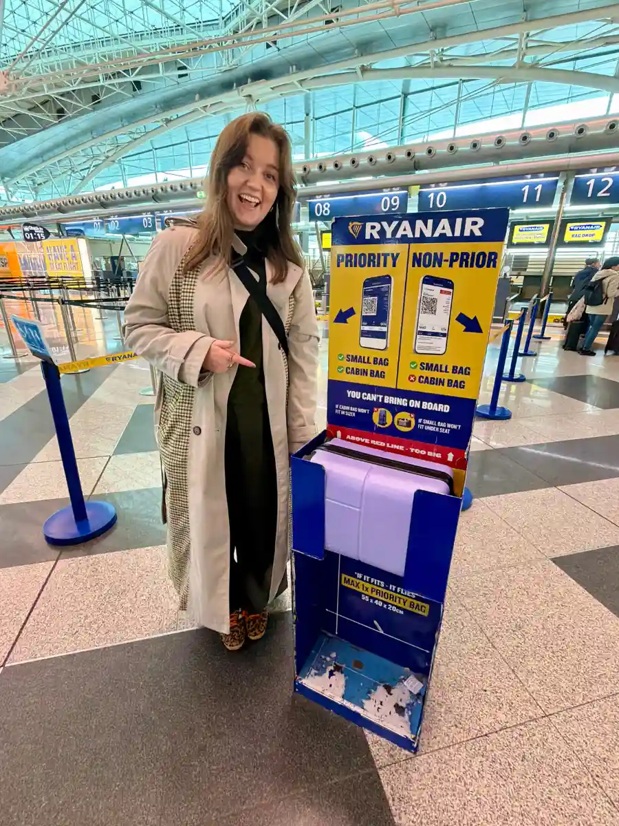 Chelses with wow travel suitcase Can You Take a Suitcase on Ryanair as a Small Underseat Cabin Bag?