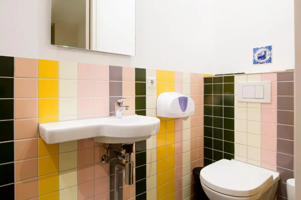 Bathroom detail at Hotel Not Hotel Amsterdam
