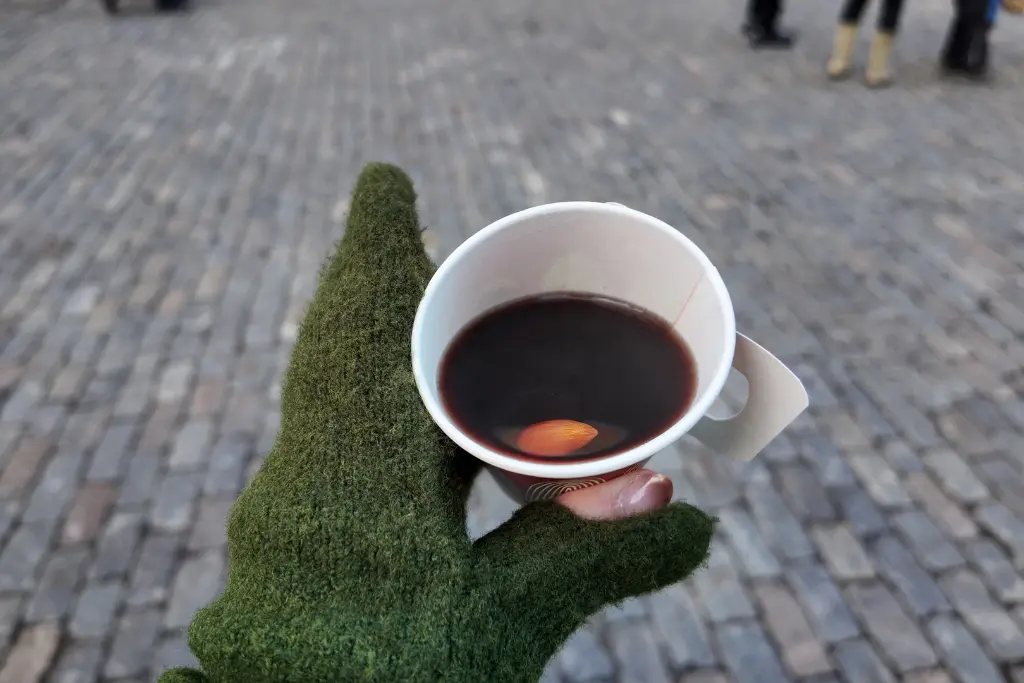 mulled wine at Stockholm Christmas Market