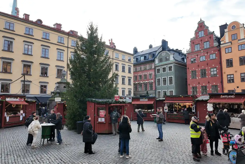 Stortorgets Julmarknad i Gamla Stan Stockholm Christmas Market Sweden
