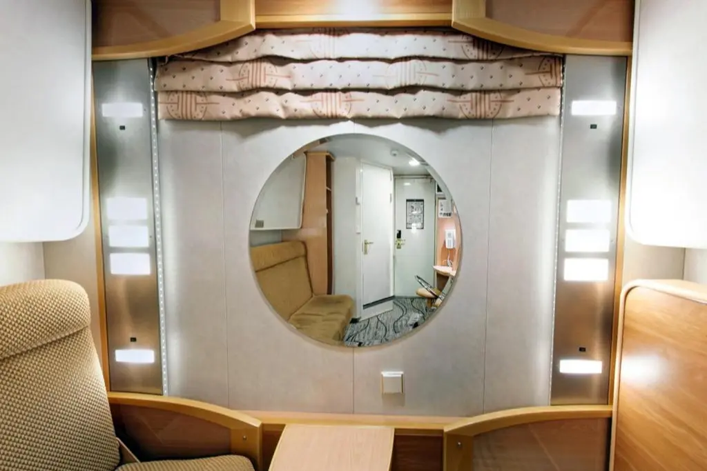 Inside cabin Viking line Helsinki