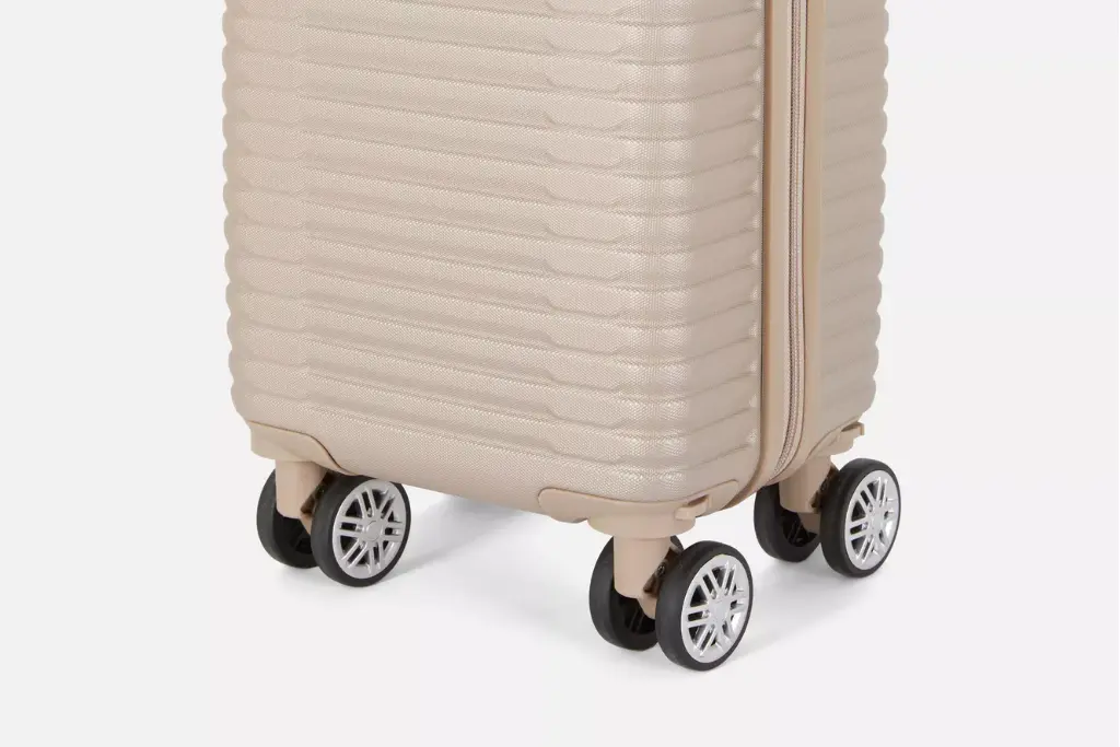 Primark suitcase with removable wheels wheel detail
