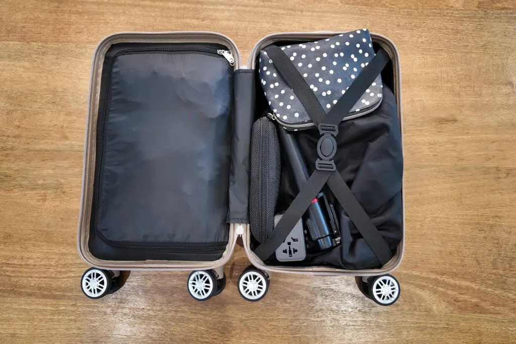 Primark suitcase inside