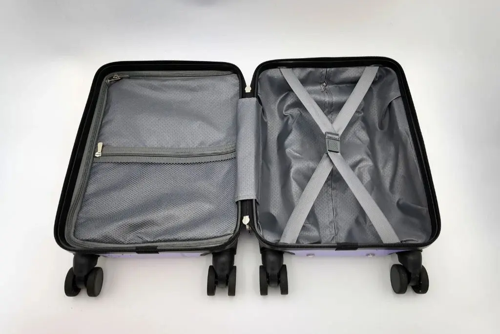 inside of wow travel suitcase