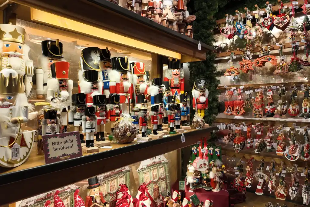Kathe Wohlfahrt stall at hamburg christmas market
