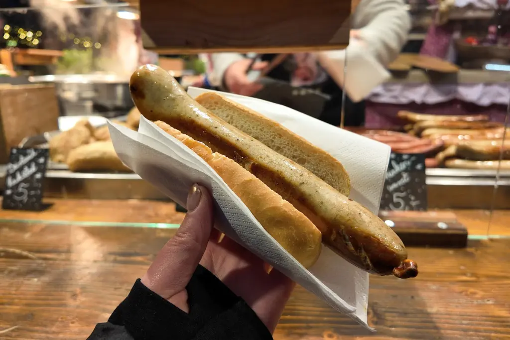 bratwurst hamburg christmas market
