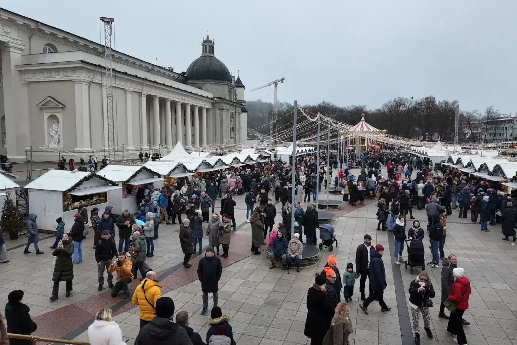 Cathedral square Vilnius Christmas Market