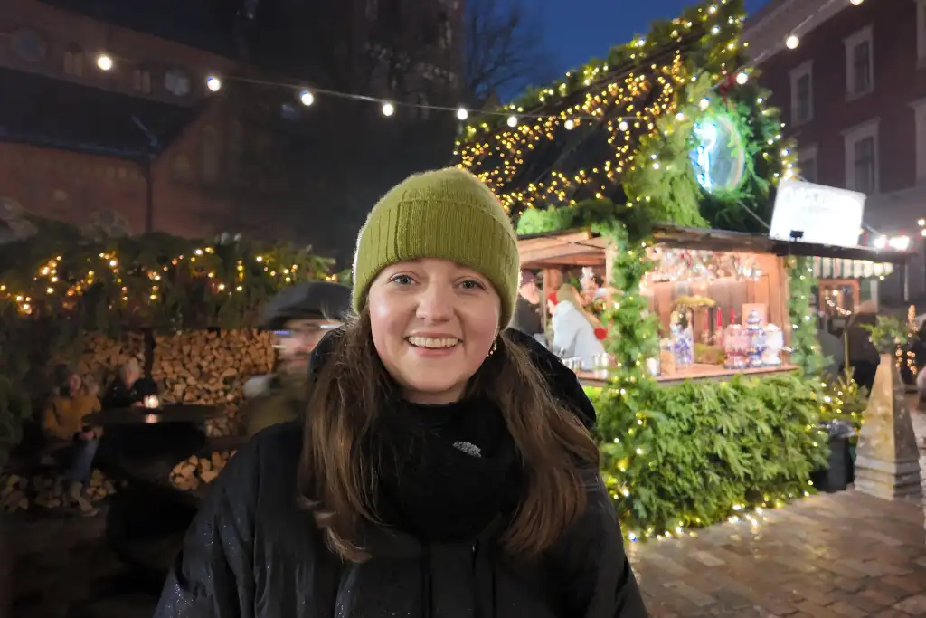 Chelsea at Riga Christmas Market