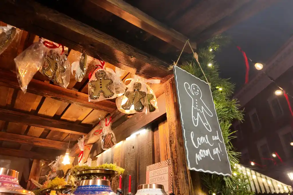 Gingerbread stall Riga Christmas Market