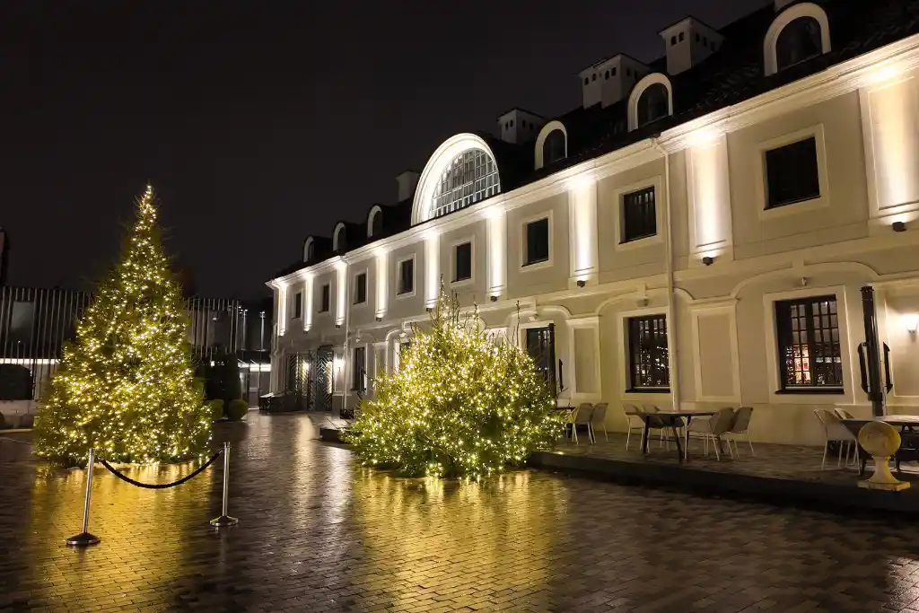 Evening at Vilnius Christmas Market