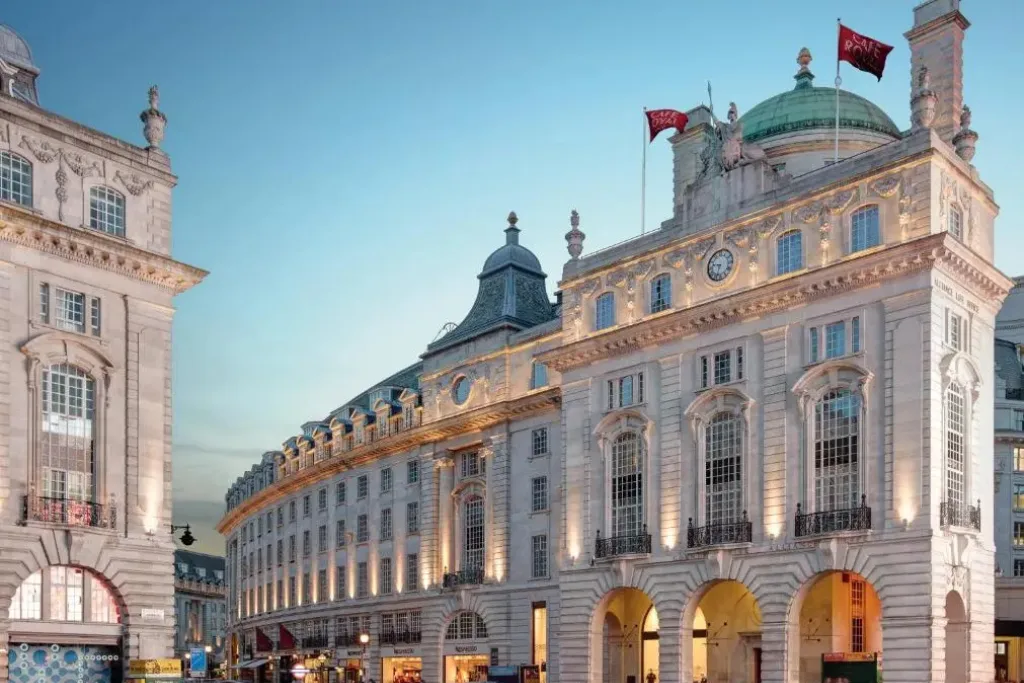 Exterior of Hotel Cafe Royal Piccadilly circus London