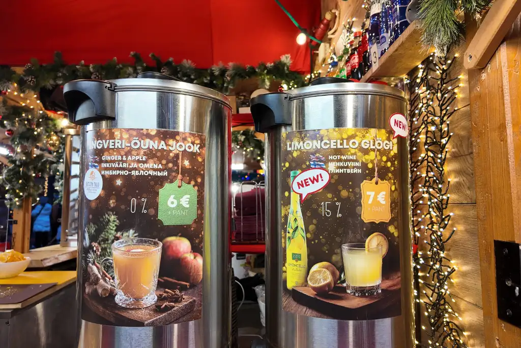 Hot drinks at Tallinn Christmas Market
