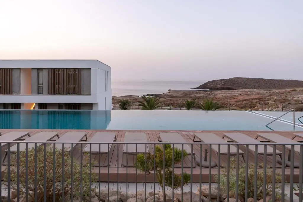 Kora Nivaria Beach Abades Tenerife infinity pool with sea views