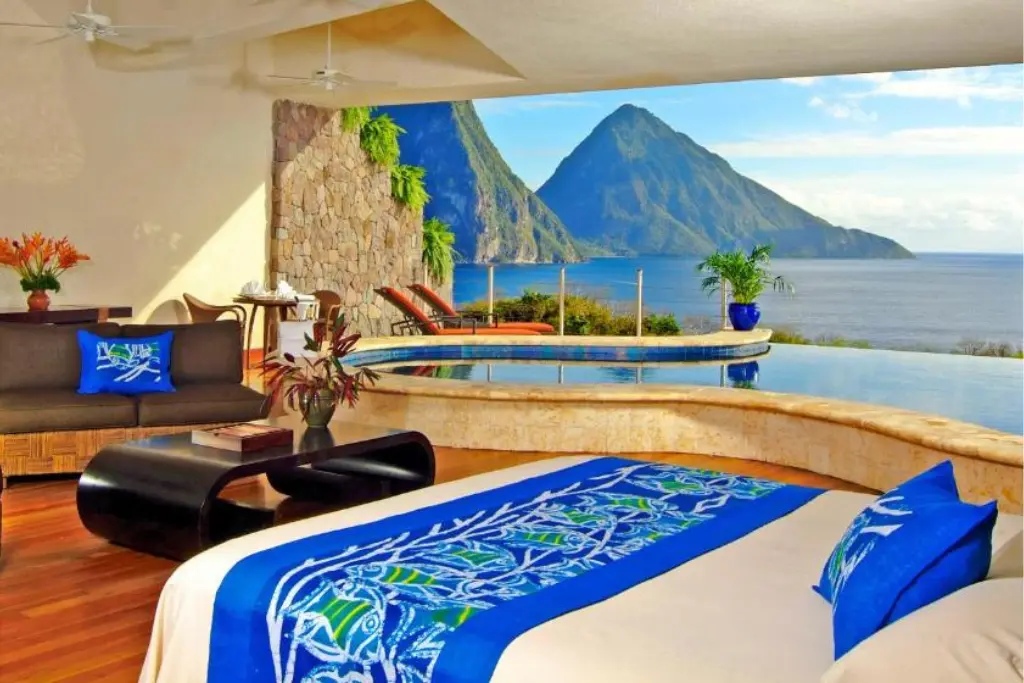 moon sanctuary infinity pool jade mountain soufriere st lucia