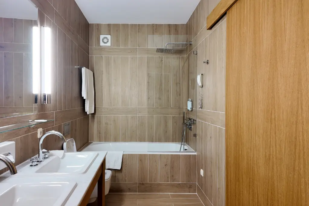 Bathroom at Hotel Stikliai Vilnius