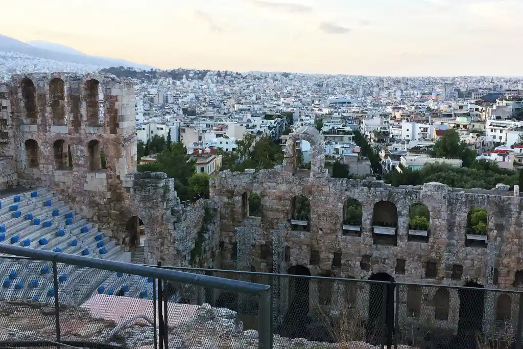 View from Acropolis Athens