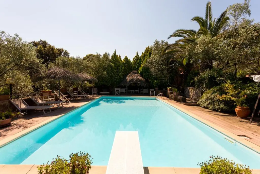 Swimming pool at Agriturismo Casa Conti di Sotto Tuscany Italy