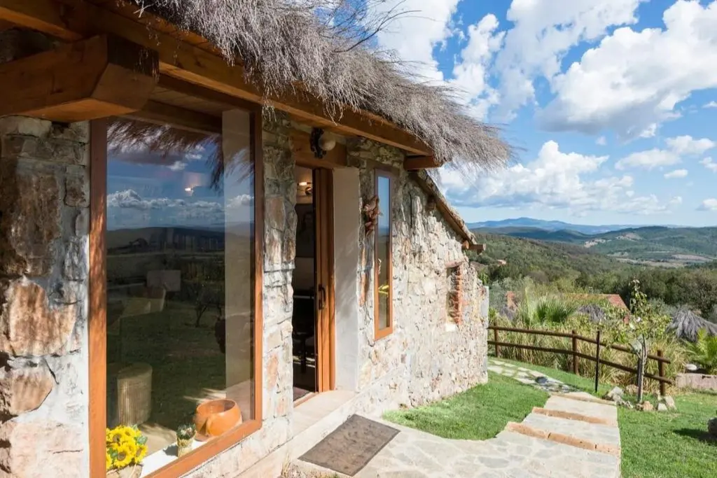 View at Agriturismo Casa Conti di Sotto Tuscany Italy