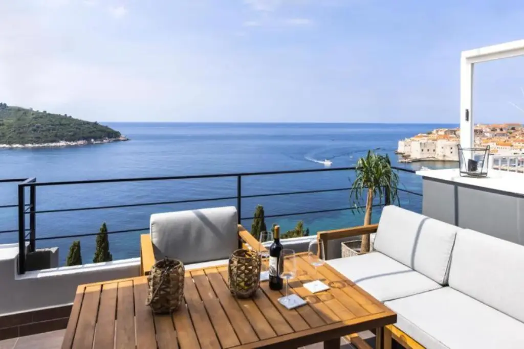 Shanti Dubrovnik terrace view