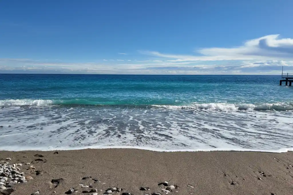 Beach at AKKA Antedon Antalya hotel 5 star winter sun