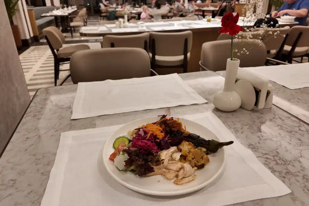 Meal at AKKA Antedon Antalya hotel 5 star winter sun