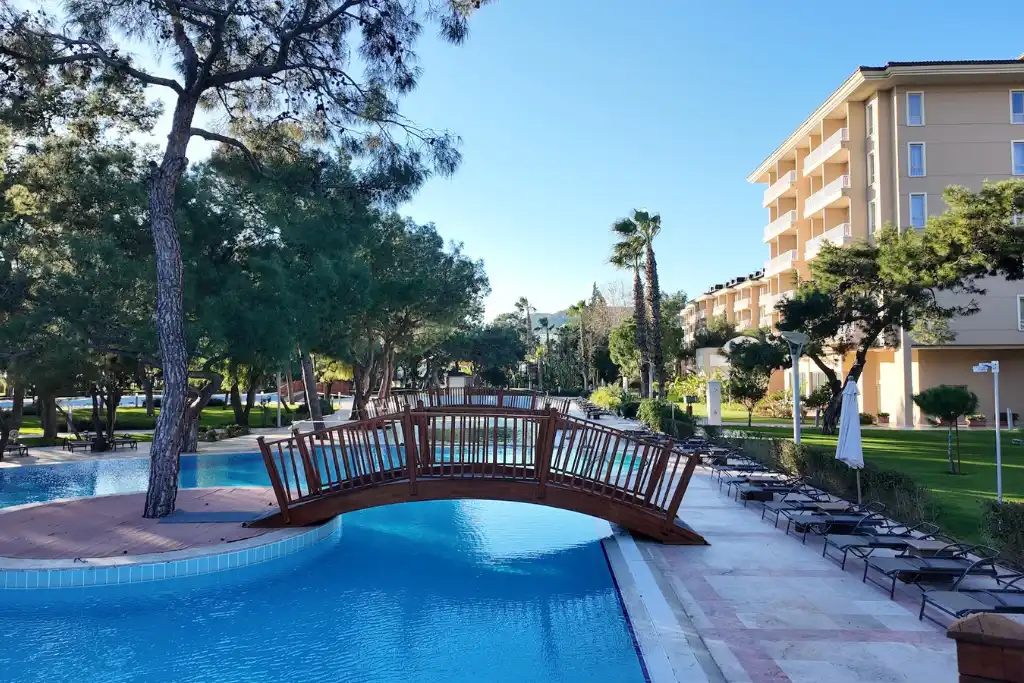 Pool at AKKA Antedon Antalya hotel 5 star winter sun