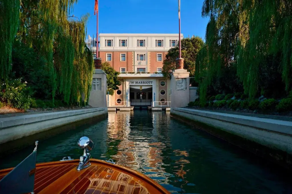 JW Marriott Venice Resort & Spa arrival by boat