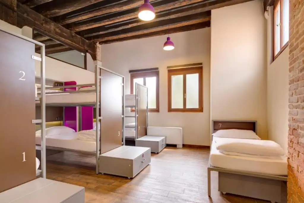 Generator Hostel Venice Giudeca Island dorm room