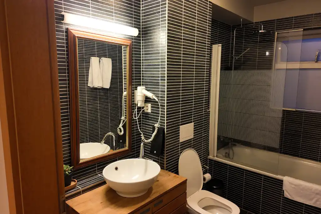 Bathroom at Hotel Fron Reykjavik Iceland