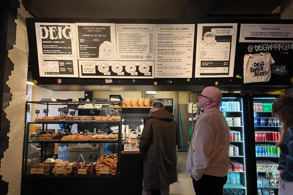 Bakery at Hotel Exeter Reykjavik Iceland