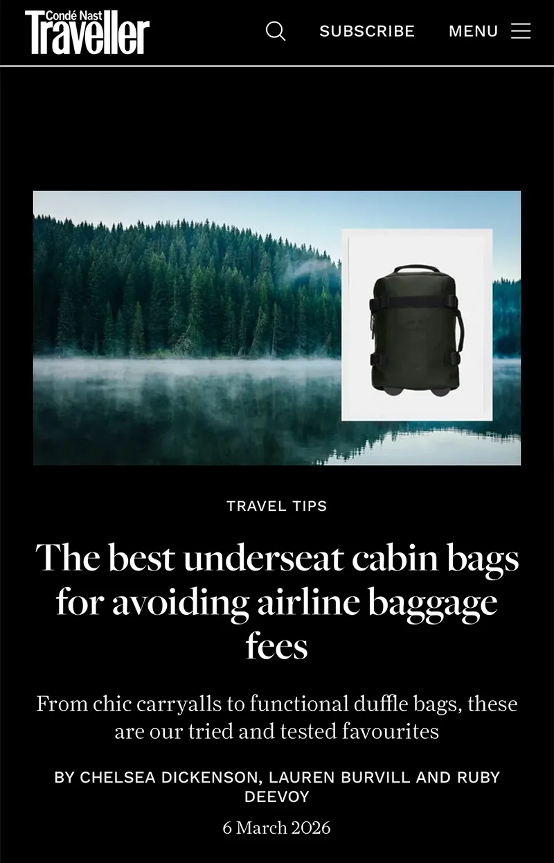 Conde Nast Traveller Underseat Cabin Bags