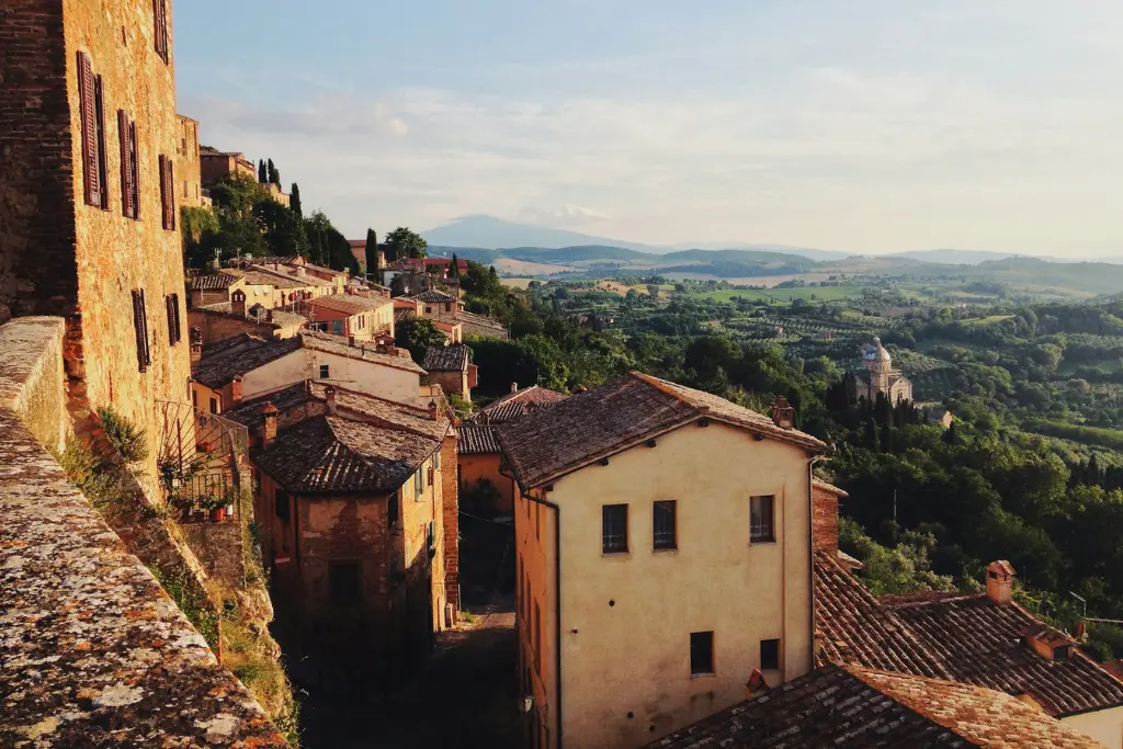 View from Montepulciano, Tuscany