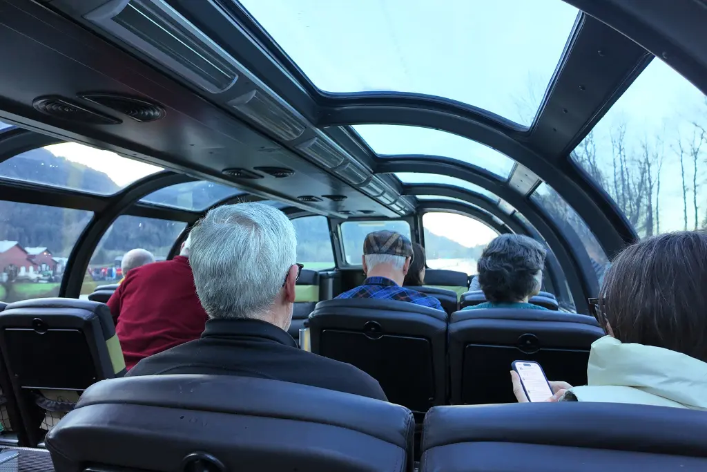 Observation dome in Prestige class on The Canadian