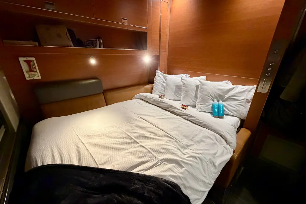 Bed in Prestige class on The Canadian