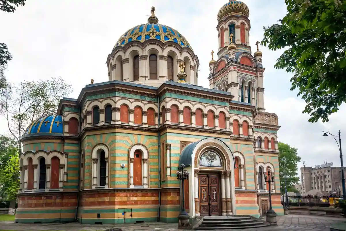 Orthodox cathedral lodz walking tour