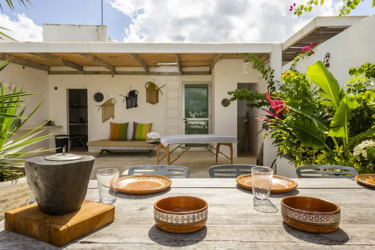 Plum Guide Example Tulum Townhouse Terrace