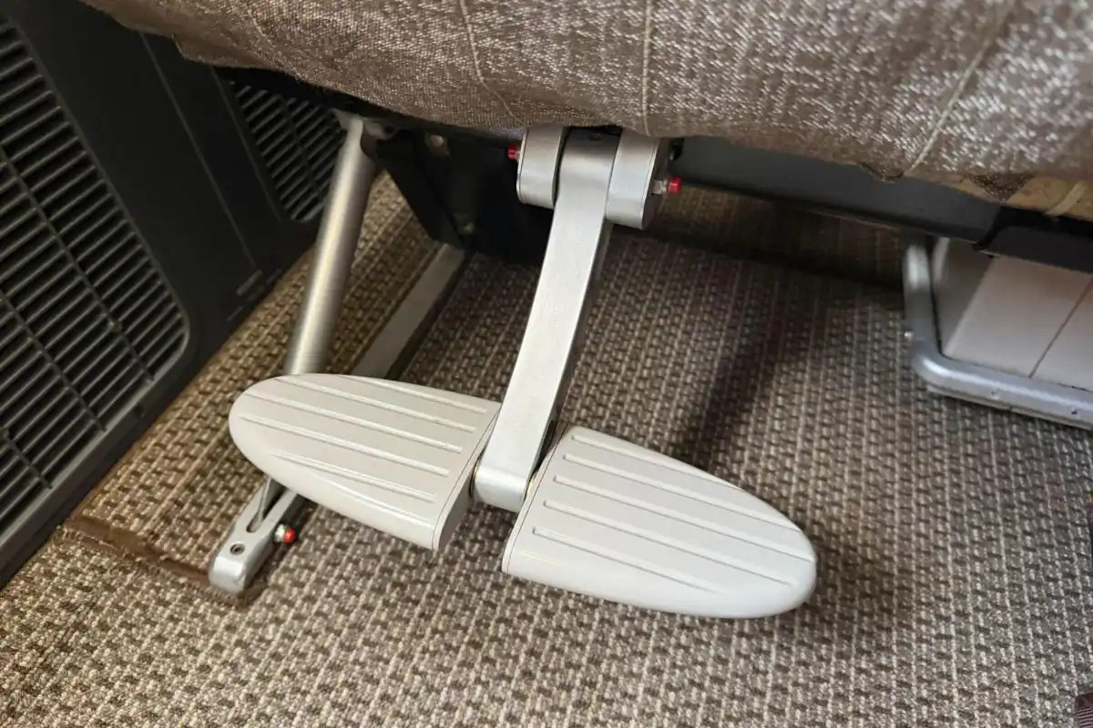 footrest premium economy row EVA