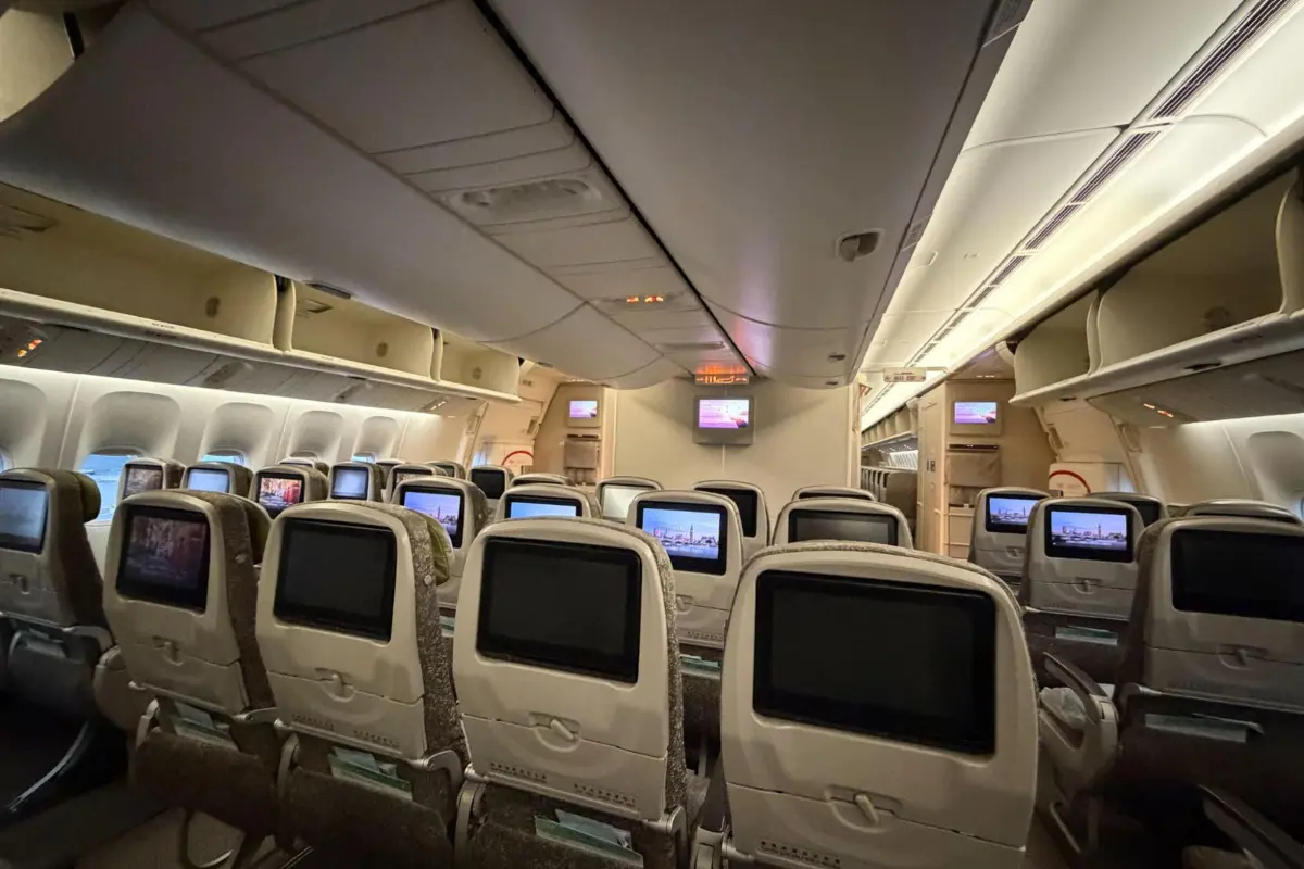 Economy in EVA plane