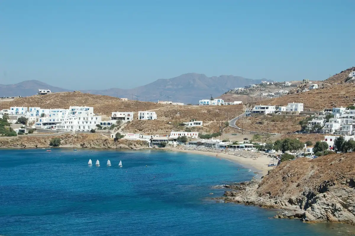 Beach in Mykonos