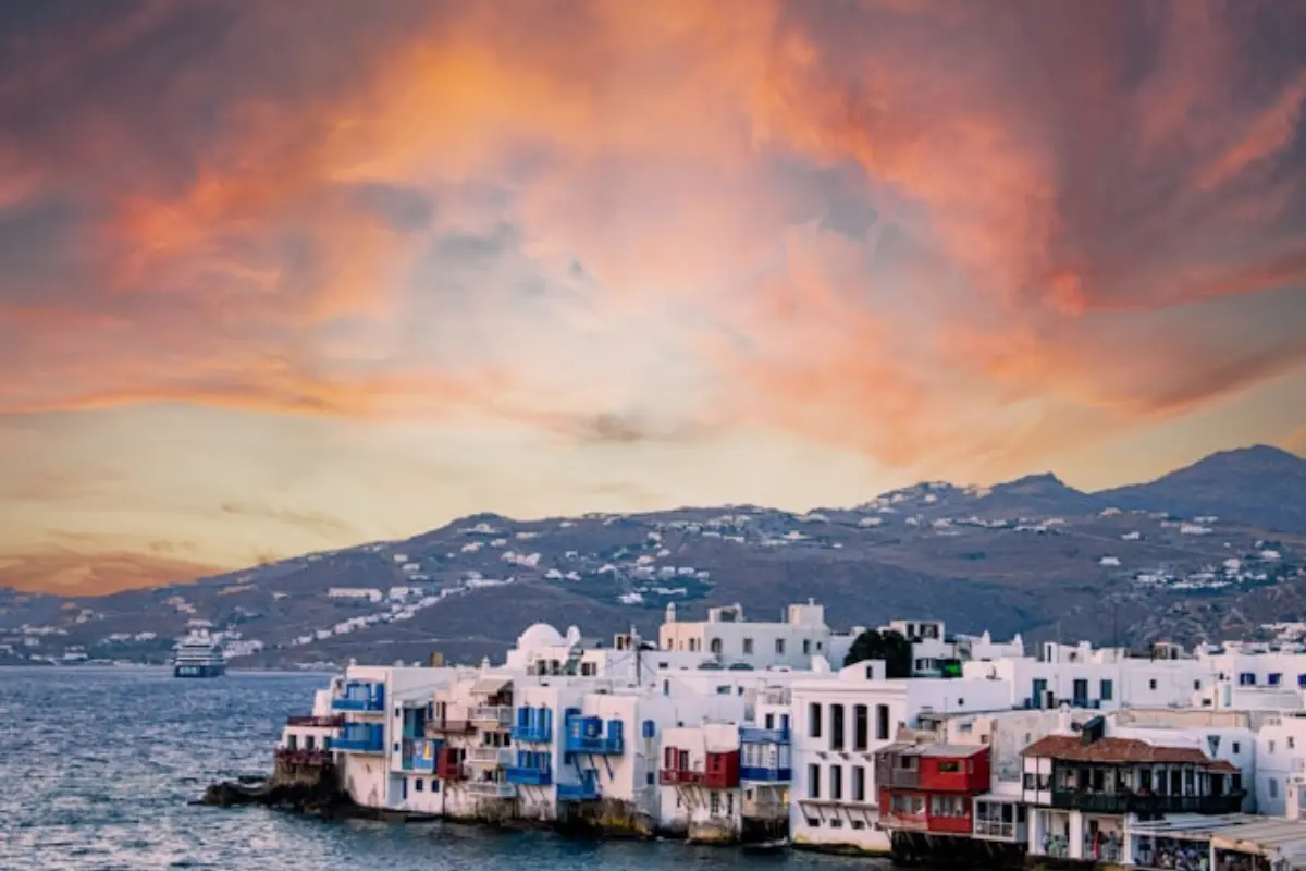 mykonos sunset