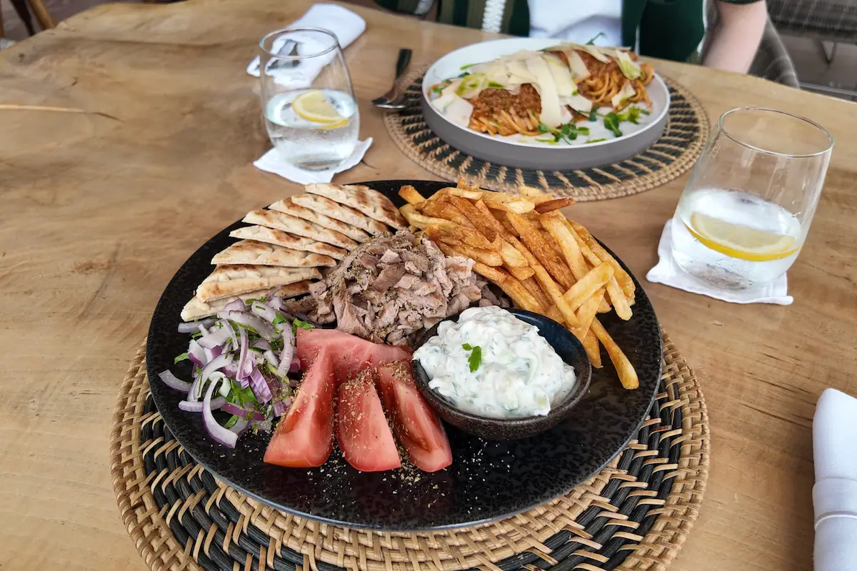 Kove Mykonos Expensive Gyros